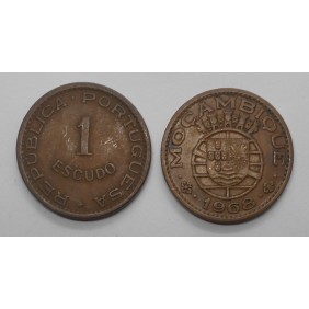 MOZAMBIQUE 1 Escudo 1968
