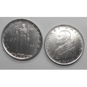 VATICANO 100 Lire 1961