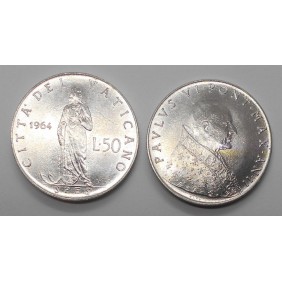 VATICANO 50 Lire 1964