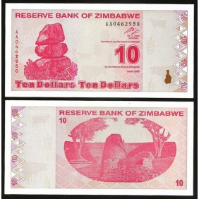 ZIMBABWE 10 Dollars 2009