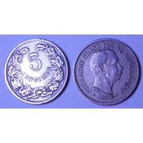 LUXEMBOURG 5 Centimes 1908