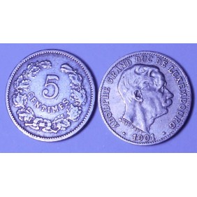 LUXEMBOURG 5 Centimes 1901