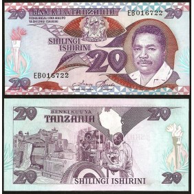 TANZANIA 20 Shilingi 1987