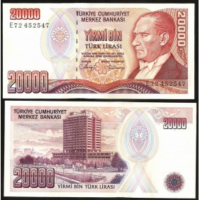 TURKEY 20.000 Lira L.1970...