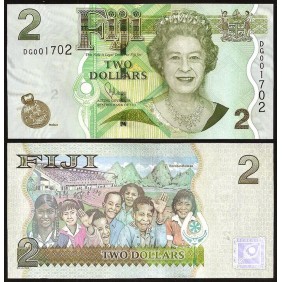 FIJI 2 Dollars 2011