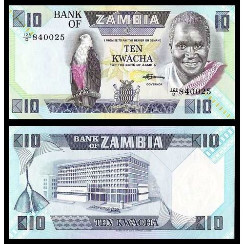 ZAMBIA 10 Kwacha 1988