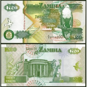 ZAMBIA 20 Kwacha 1992