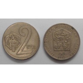 CZECHOSLOVAKIA 2 Koruny 1975