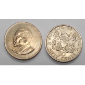 KENYA 50 Cents 1967