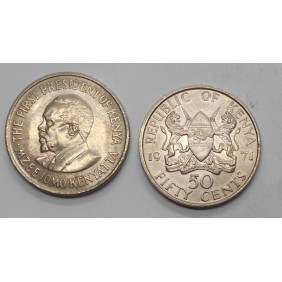 KENYA 50 Cents 1971