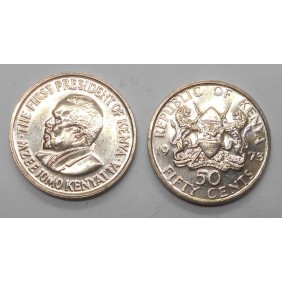 KENYA 50 Cents 1973