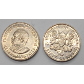 KENYA 50 Cents 1975