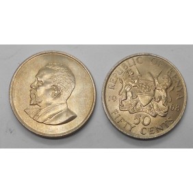 KENYA 50 Cents 1968
