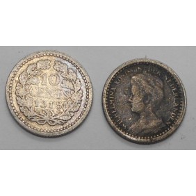 NETHERLANDS 10 Cents 1919 AG