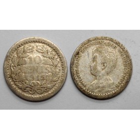 NETHERLANDS 10 Cents 1915 AG