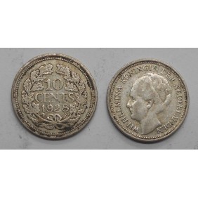 NETHERLANDS 10 Cents 1928 AG
