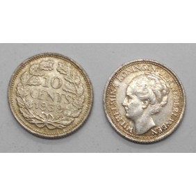NETHERLANDS 10 Cents 1939 AG
