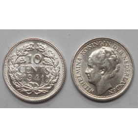NETHERLANDS 10 Cents 1941 AG