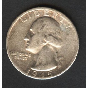 USA Washington Quarter 1945 S