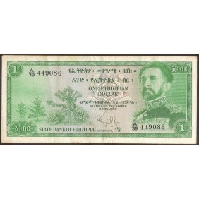 ETHIOPIA 1 Dollar 1961
