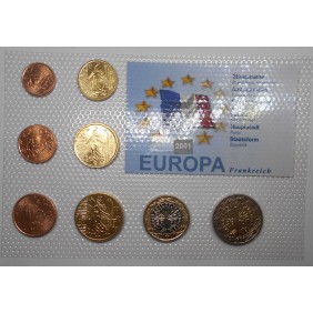 FRANCE Set coin 2001 Euro