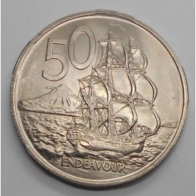 NEW ZEALAND 50 Cents 1968