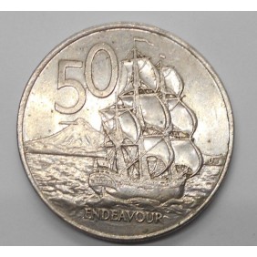 NEW ZEALAND 50 Cents 2001