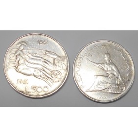 500 Lire 1961 Unità...