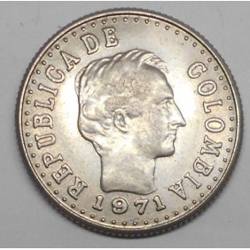 COLOMBIA 20 Centavos 1971...