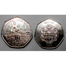 GUYANA 10 Dollars 1996