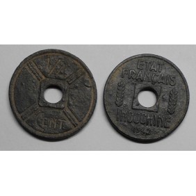 FRENCH INDOCHINA 1/4 Cent 1942