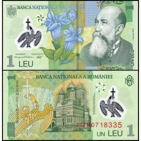 ROMANIA 1 Leu 2020 Polymer