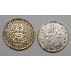 VENEZUELA 1 Bolivar 1965 AG