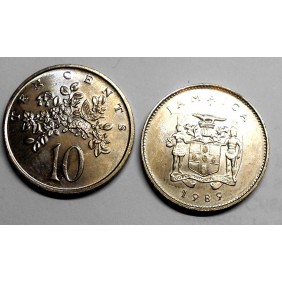 JAMAICA 10 Cents 1989