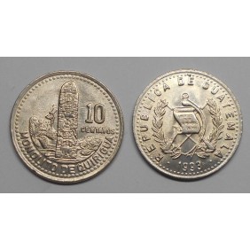 GUATEMALA 10 Centavos 1993