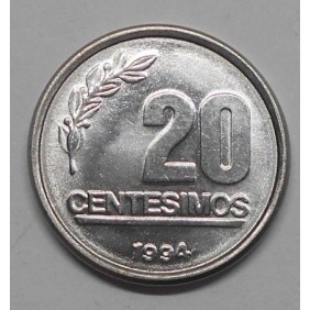 URUGUAY 20 Centesimos 1994