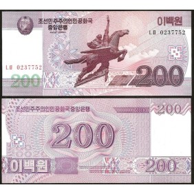 NORTH KOREA 200 Won 2008...