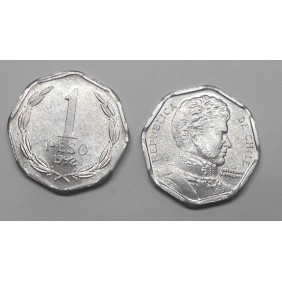 CHILE 1 Peso 1992 AL