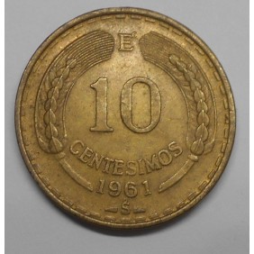 CHILE 10 Centesimos 1961