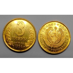 UZBEKISTAN 3 Tiyin 1994