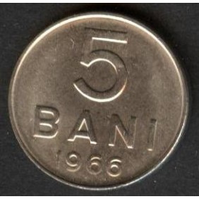 ROMANIA 5 Bani 1966
