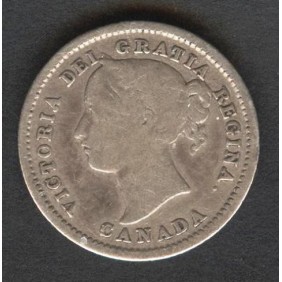 CANADA 10 Cents 1871 AG
