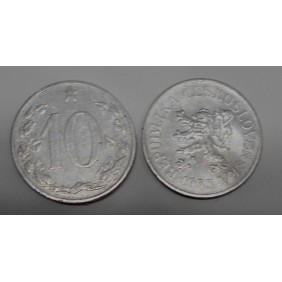 CZECHOSLOVAKIA 10 Haleru 1953