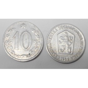CZECHOSLOVAKIA 10 Haleru 1962