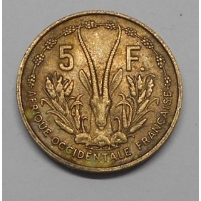 FRENCH WEST AFRICA 5 Francs...