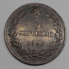 5 Centesimi 1896