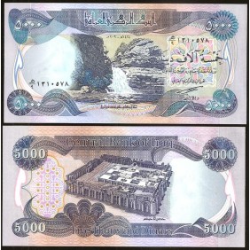 IRAQ 5000 Dinars 2003