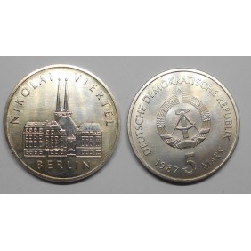 DDR 5 Mark 1987 Berlin...