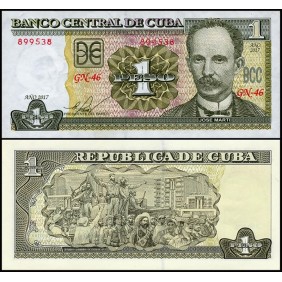 CUBA 1 Peso 2017