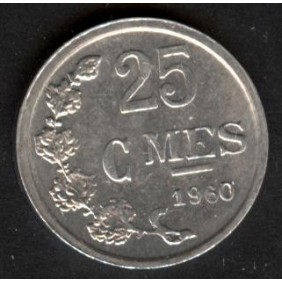 LUXEMBOURG 25 Centimes 1960